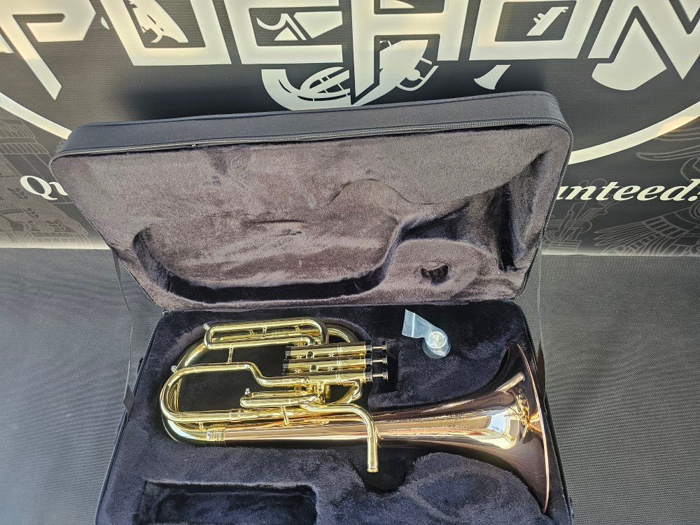 JP Solario Pakal 421 Laquer & Rose Eb Alto Horn (8.50" Big Bell)