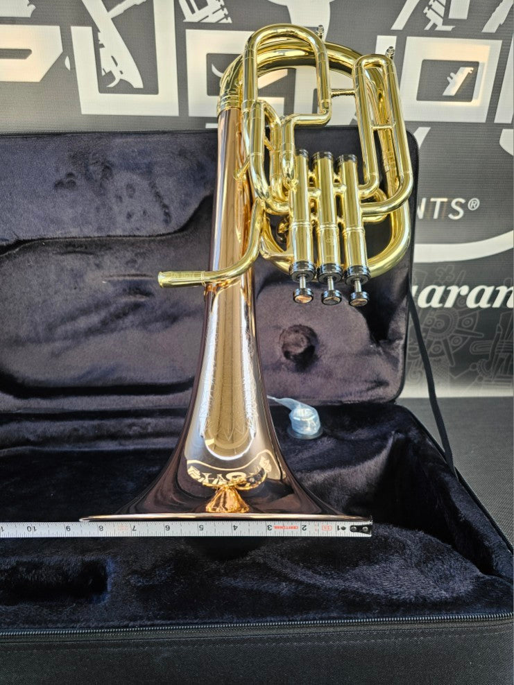JP Solario Pakal 421 Laquer & Rose Eb Alto Horn (8.50" Big Bell)