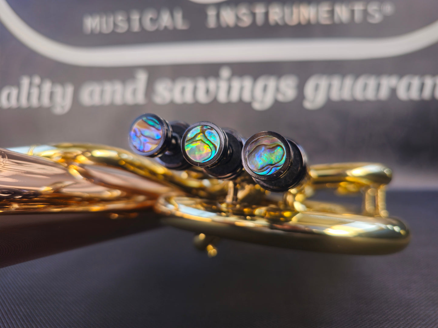 JP Solario Pakal 421 Laquer & Rose Eb Alto Horn (8.50" Big Bell)