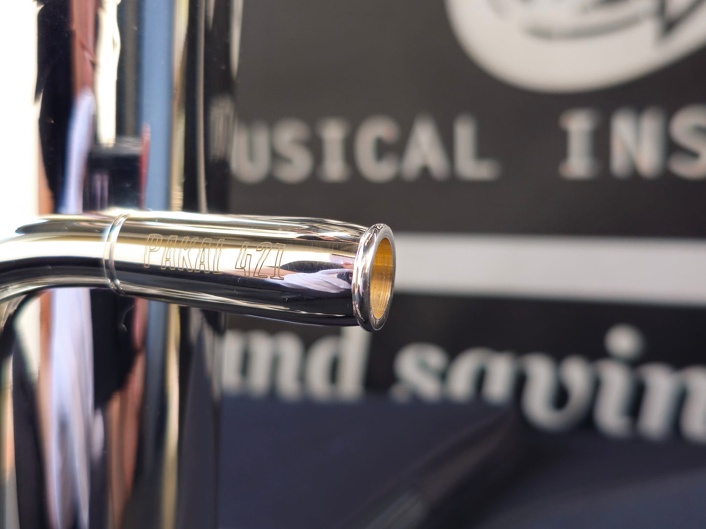JP Solario Pakal 421 Silver Plated Eb Alto Horn (8.50" Big Bell)