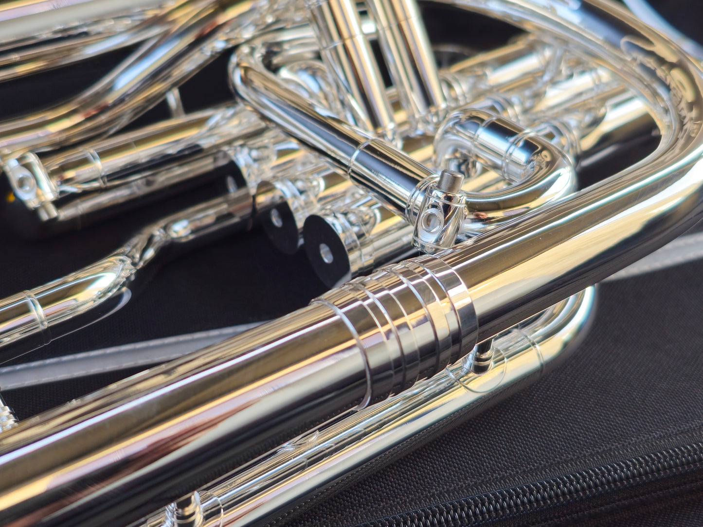 JP Solario Pakal 421 Silver Plated Eb Alto Horn (8.50" Big Bell)