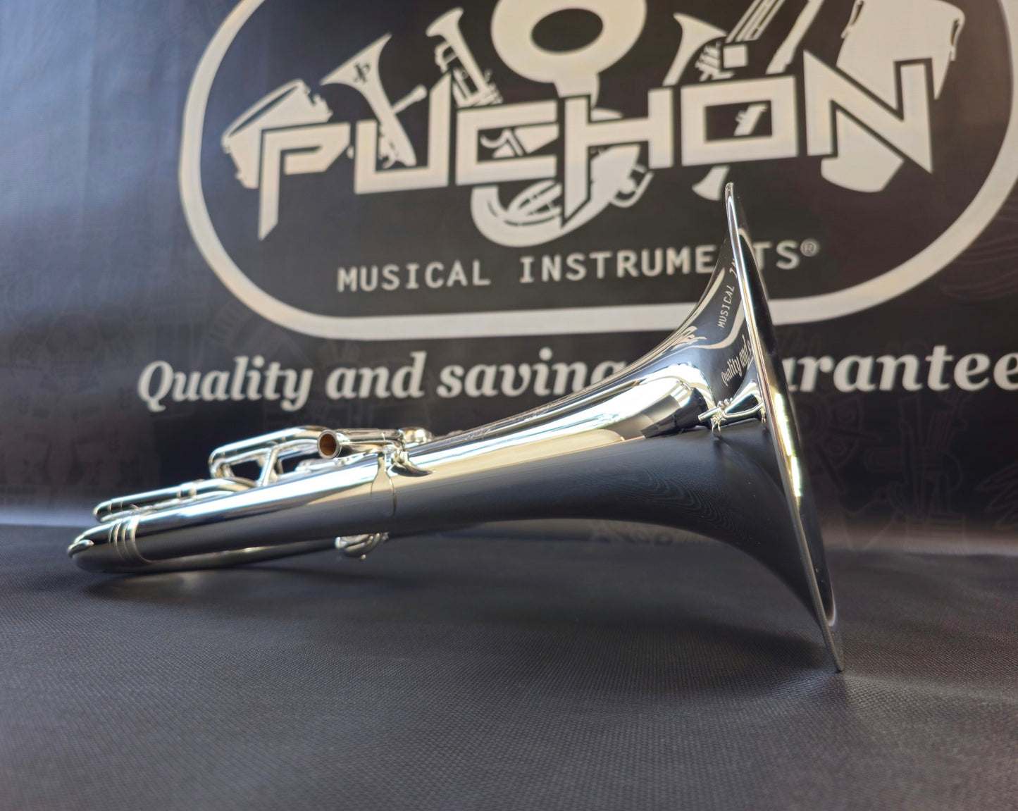 JP Solario Pakal 421 Silver Plated Eb Alto Horn (8.50" Big Bell)