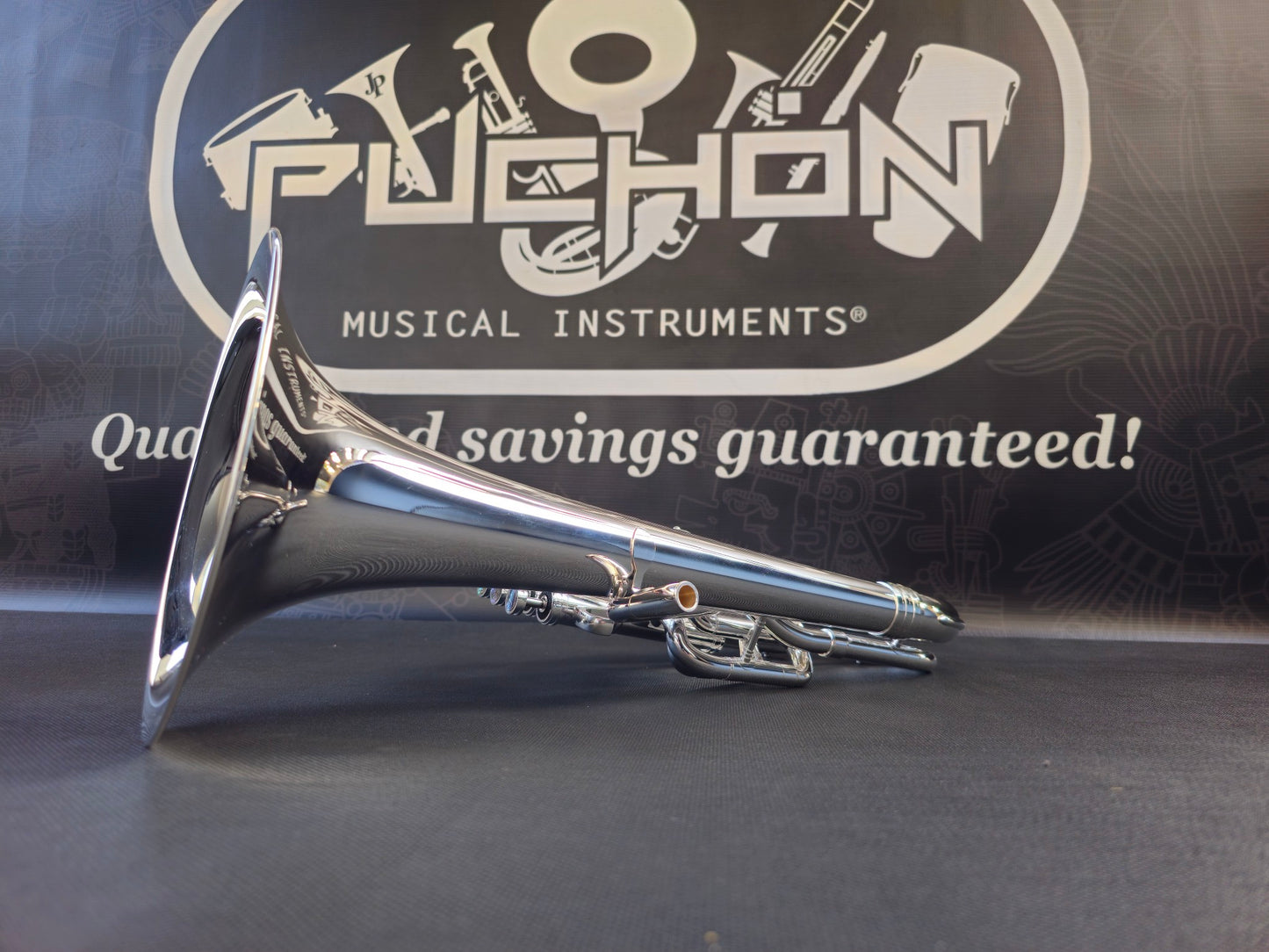 JP Solario Pakal 421 Silver Plated Eb Alto Horn (8.50" Big Bell)