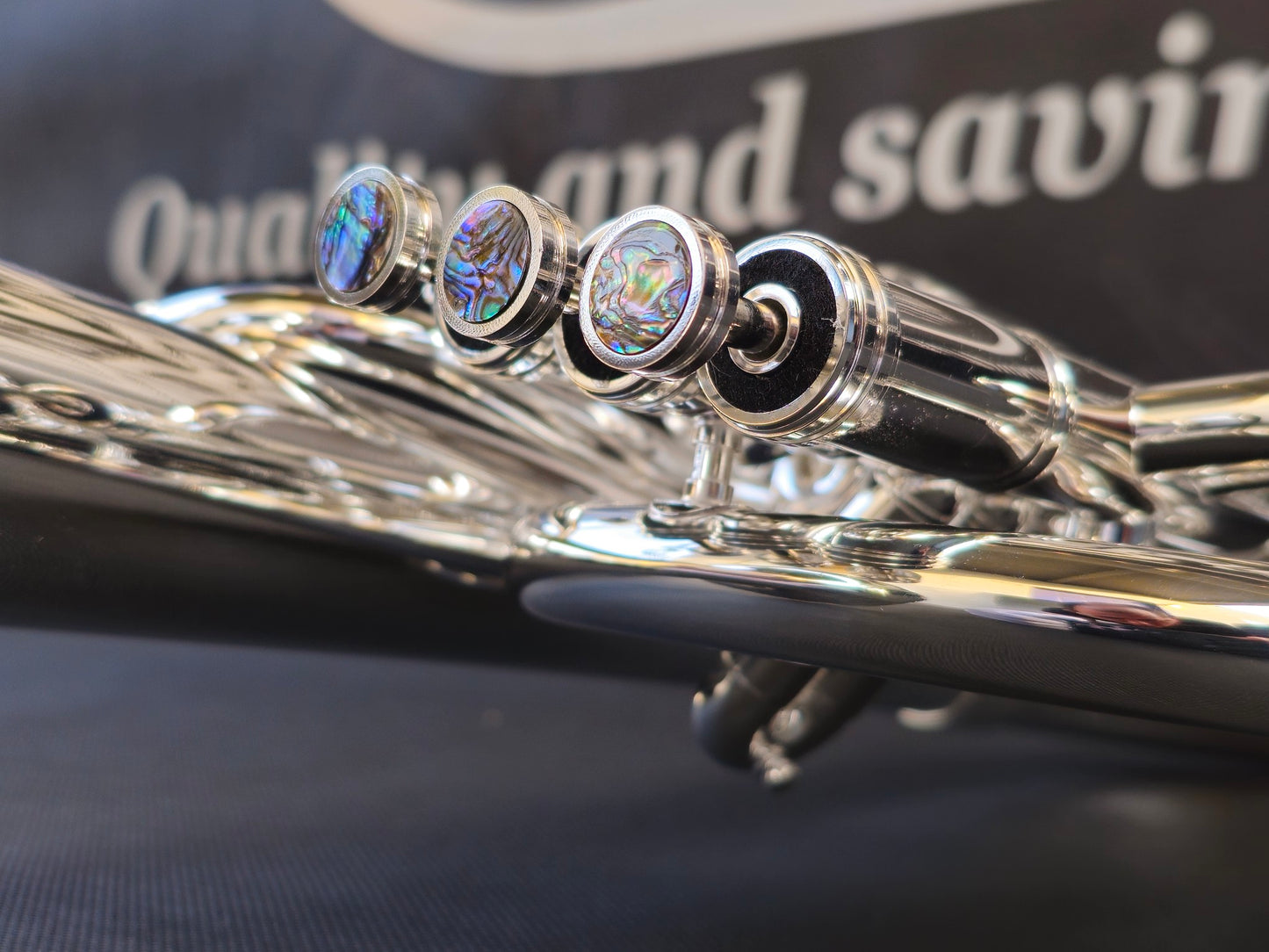 JP Solario Pakal 421 Silver Plated Eb Alto Horn (8.50" Big Bell)