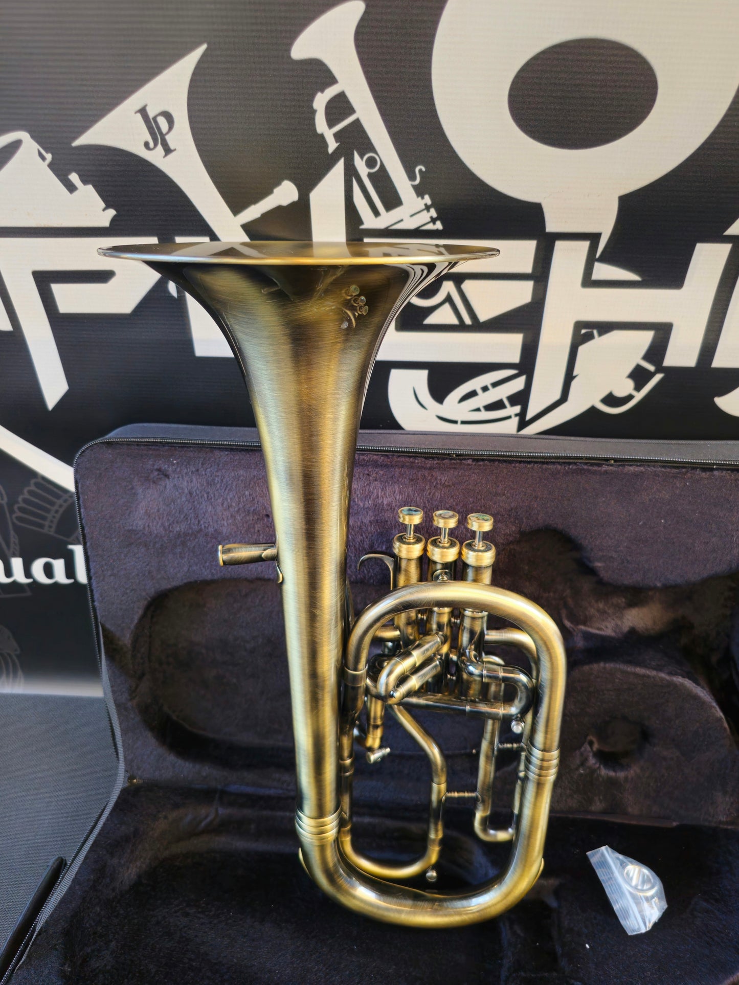 JP Solario Pakal 421 Antique Eb Alto Horn (8.50" Big Bell)