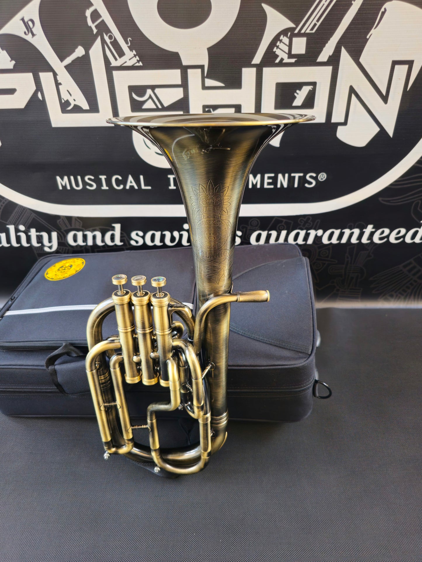 JP Solario Pakal 421 Antique Eb Alto Horn (8.50" Big Bell)