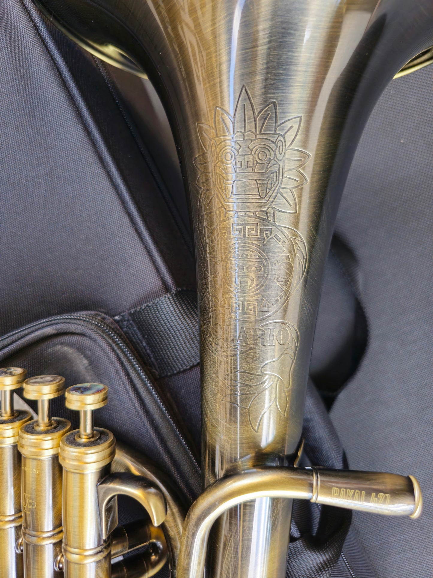 JP Solario Pakal 421 Antique Eb Alto Horn (8.50" Big Bell)