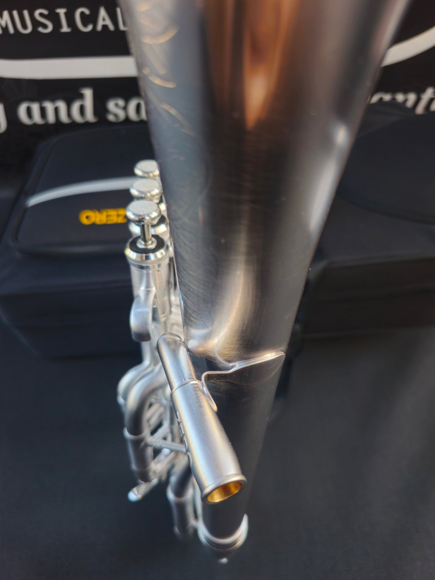 JP Solario Zero Satin Silver Eb Alto Horn - 8" Bell