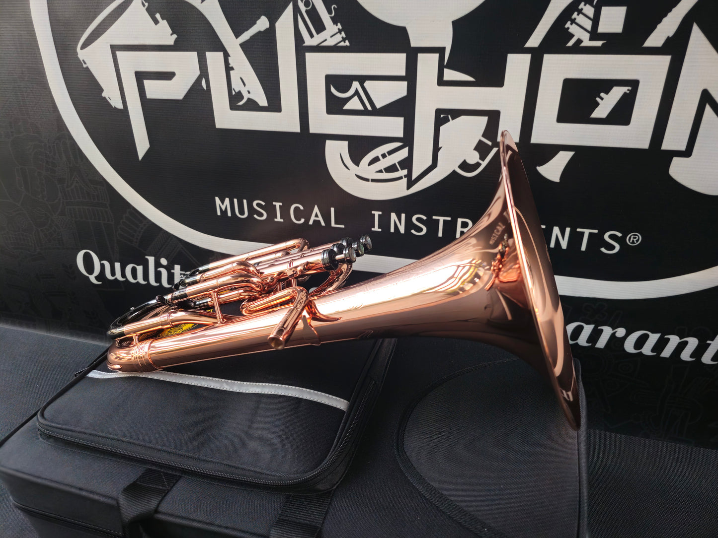 JP Solario Pakal 421 Copper & Black Nickel Eb Alto Horn - 8.75" Big Bell
