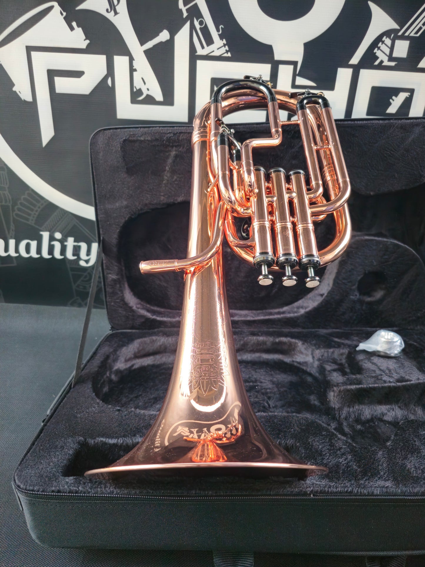 JP Solario Zero Copper & Black Nikcel Eb Alto Horn - 8" Bell