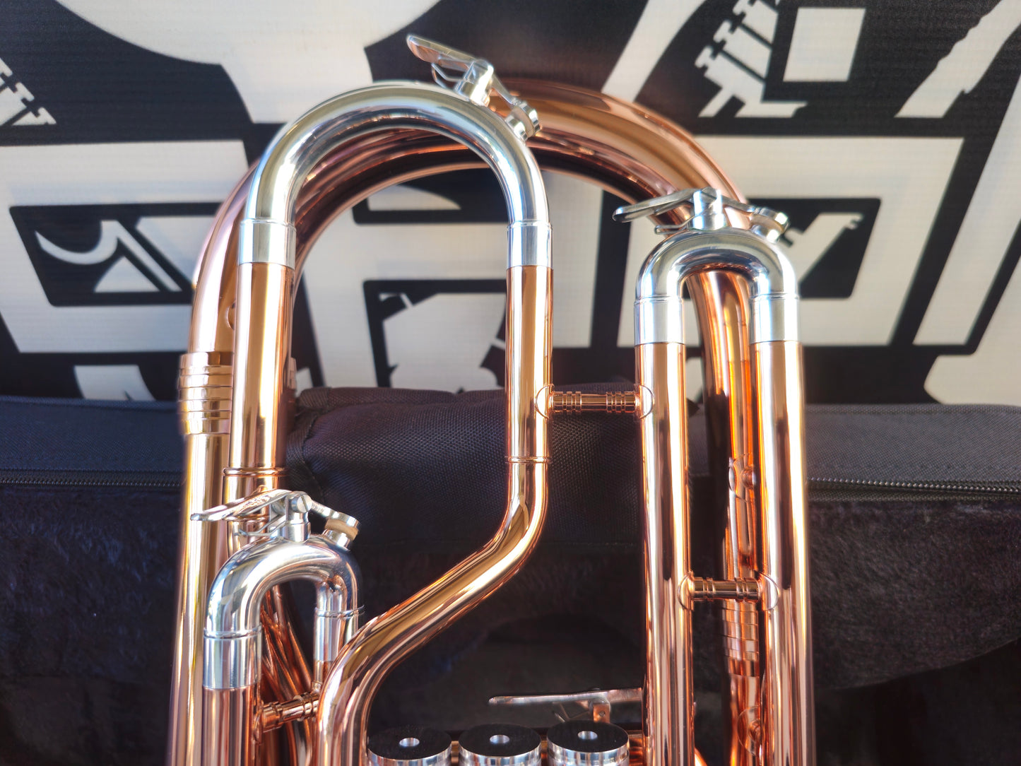 (Copy) JP Solario Pakal 421 Copper & Silver Eb Alto Horn - 8.75" Big Bell