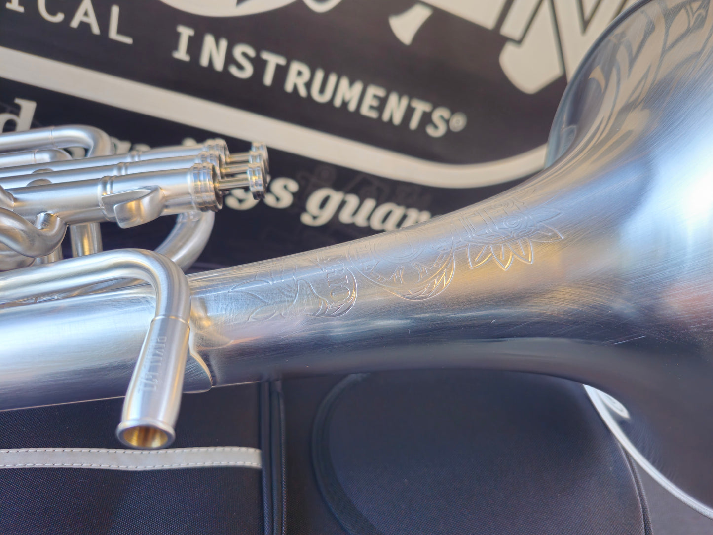 JP Solario Pakal 421 Satin Silver Eb Alto Horn - 8.75" Big Bell
