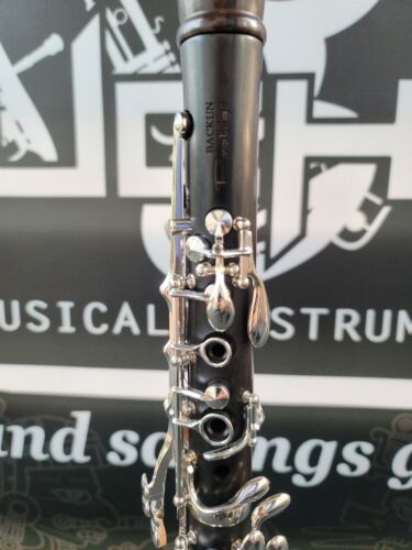 Backun Protege Bb Grenadilla Wood Clarinet Silver Plated Keys