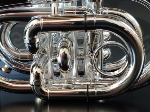 John Packer 159 Silver Bb Pocket trumpet- Intermediate
