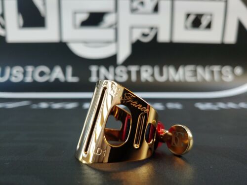 BG France LD1 Duo Gold Plated Bb Clarinet/Alto Sax Ligature
