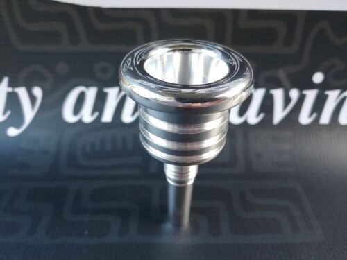 Culture PI Hand Engraved Tuba single cup Mouthpiece