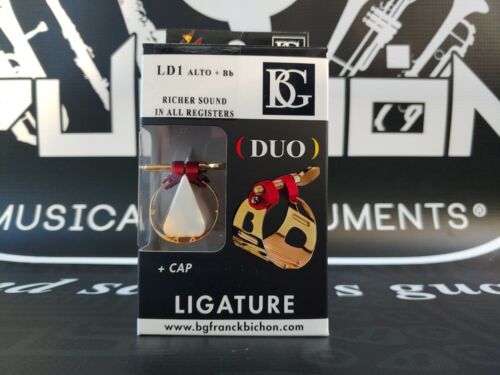 BG France LD1 Duo Gold Plated Bb Clarinet/Alto Sax Ligature