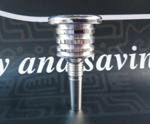 Culture PI Hand Engraved Tuba single cup Mouthpiece
