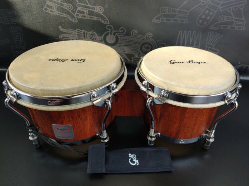 Gon Bops Bongos Mariano Chrome Series 7" & 8.5"