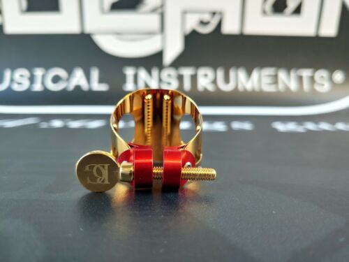 BG France LD1 Duo Gold Plated Bb Clarinet/Alto Sax Ligature