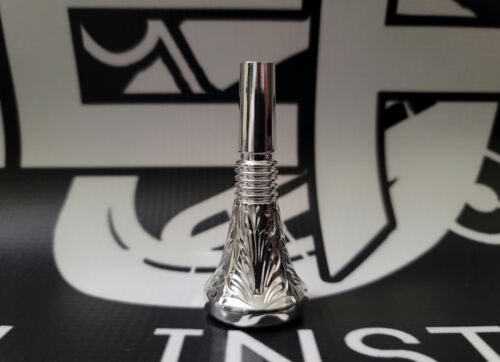 Alto Horn double cup Hand Engraved mouthpiece-#3 (18.5mm)