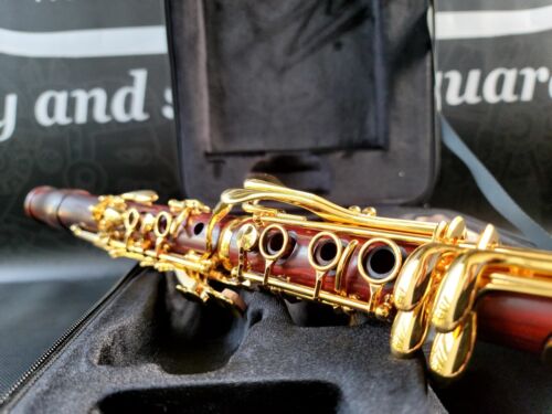 Backun Protege Cocobolo Wood & Gold Plated Keys Bb Clarinet - Professional