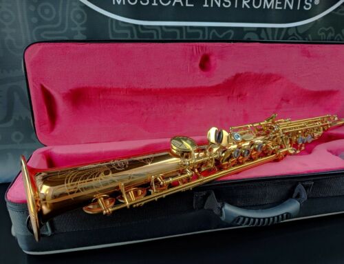 John Packer 243 Gold Lacquer Bb Soprano Sax - Professional