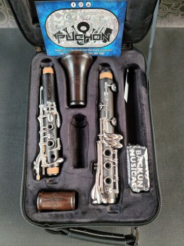 Backun Protege Bb Grenadilla Wood Clarinet Silver Plated Keys