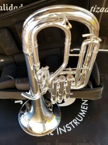 John Packer 372 by Sterling Silver Plated Eb Alto Horn- Professional