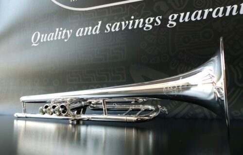 John Packer 351SW Silver Heavy Weight Bb Trumpet- professional