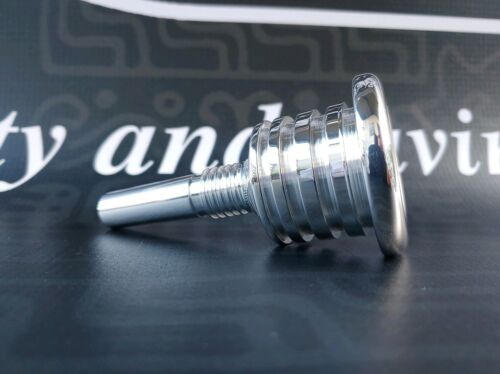 Culture PI Hand Engraved Tuba single cup Mouthpiece