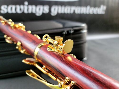 Backun Protege Cocobolo Wood & Gold Plated Keys Bb Clarinet - Professional