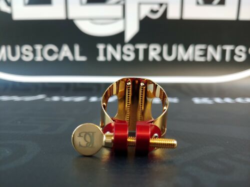 BG France LD0 Duo Gold Lacquered Bb Clarinet/Alto Sax Ligature