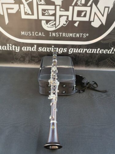 Buffet Crampon E12F Clarinet Grenadilla Blackwood Siver Keys Eb Clarinet