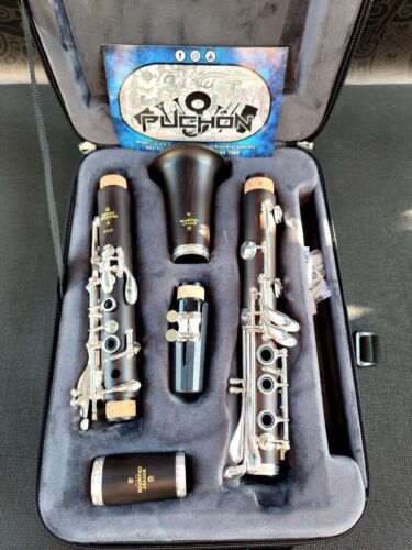 Buffet Crampon E12F Clarinet Grenadilla Blackwood Siver Keys Eb Clarinet