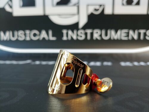 BG France LD0 Duo Gold Lacquered Bb Clarinet/Alto Sax Ligature