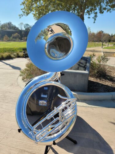 Eastman EPH495 Silver Bb Sousaphone - Professional (Excelent Condition)