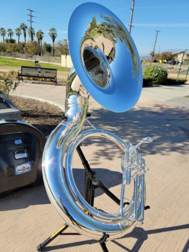 Eastman EPH495 Silver Bb Sousaphone - Professional (Excelent Condition)