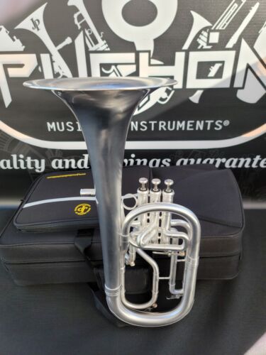 John Packer Solario 421 Satin Silver Eb Alto Horn-Pro (8.75" Bell)