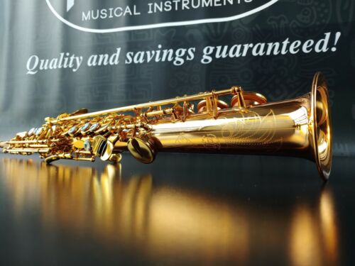 John Packer 243 Gold Lacquer Bb Soprano Sax - Professional