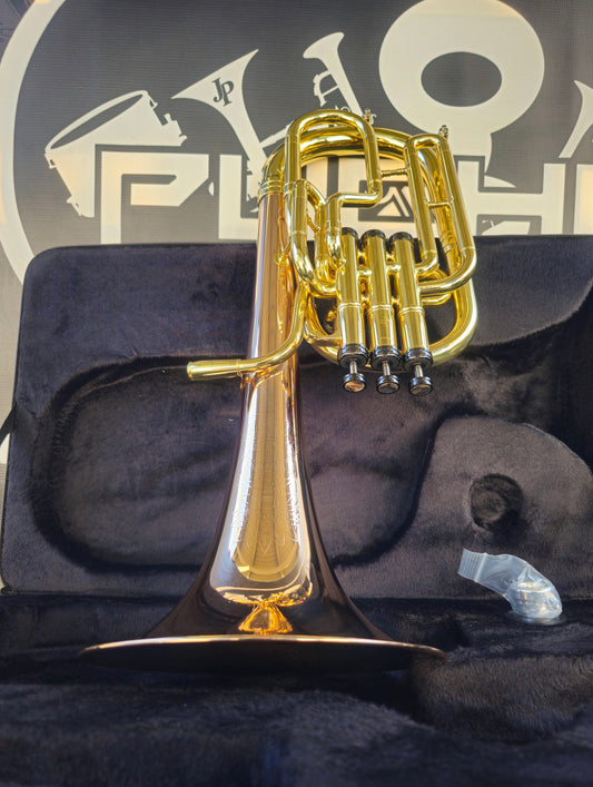 JP Solario Pakal 421 Laquer & Rose Eb Alto Horn (8.50" Big Bell)