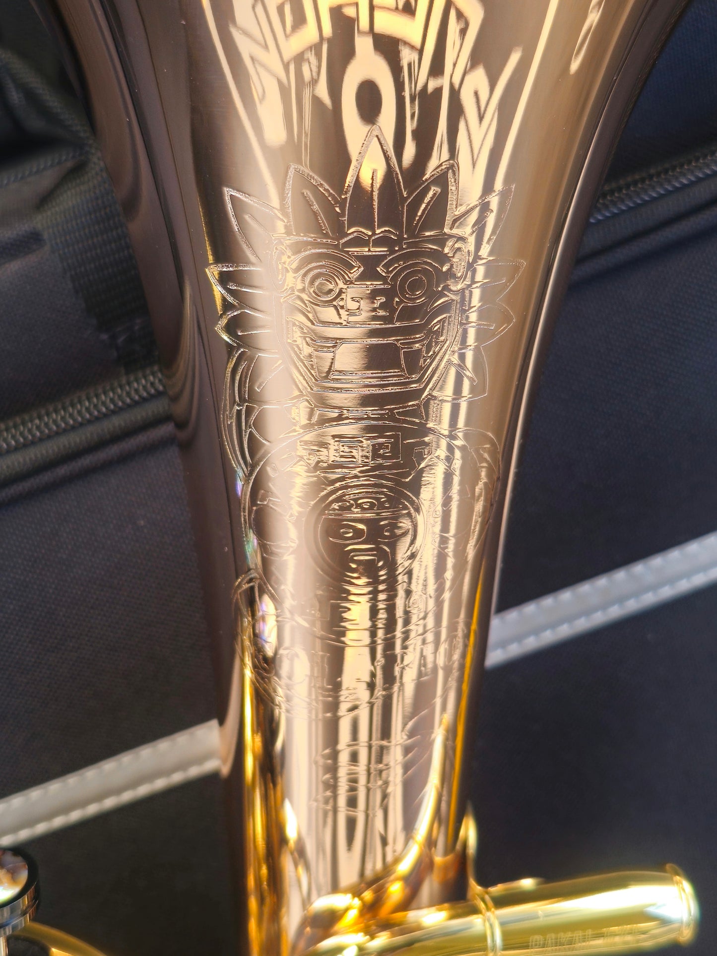 JP Solario Pakal 421 Laquer & Rose Eb Alto Horn (8.50" Big Bell)