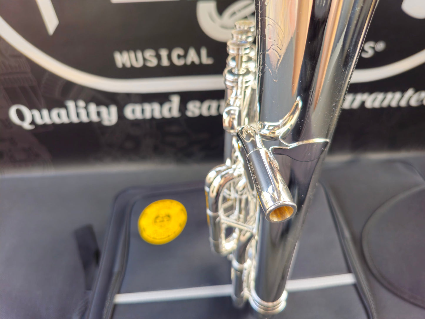 JP Solario Pakal 421 Silver Plated Eb Alto Horn (8.50" Big Bell)