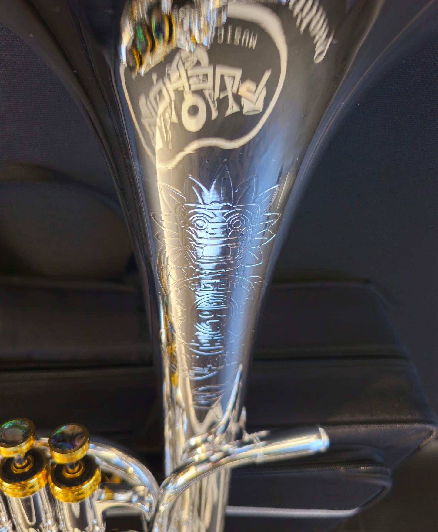 JP Solario Pakal 421 Gold & Silver Eb Alto Horn (8.50" Big Bell)