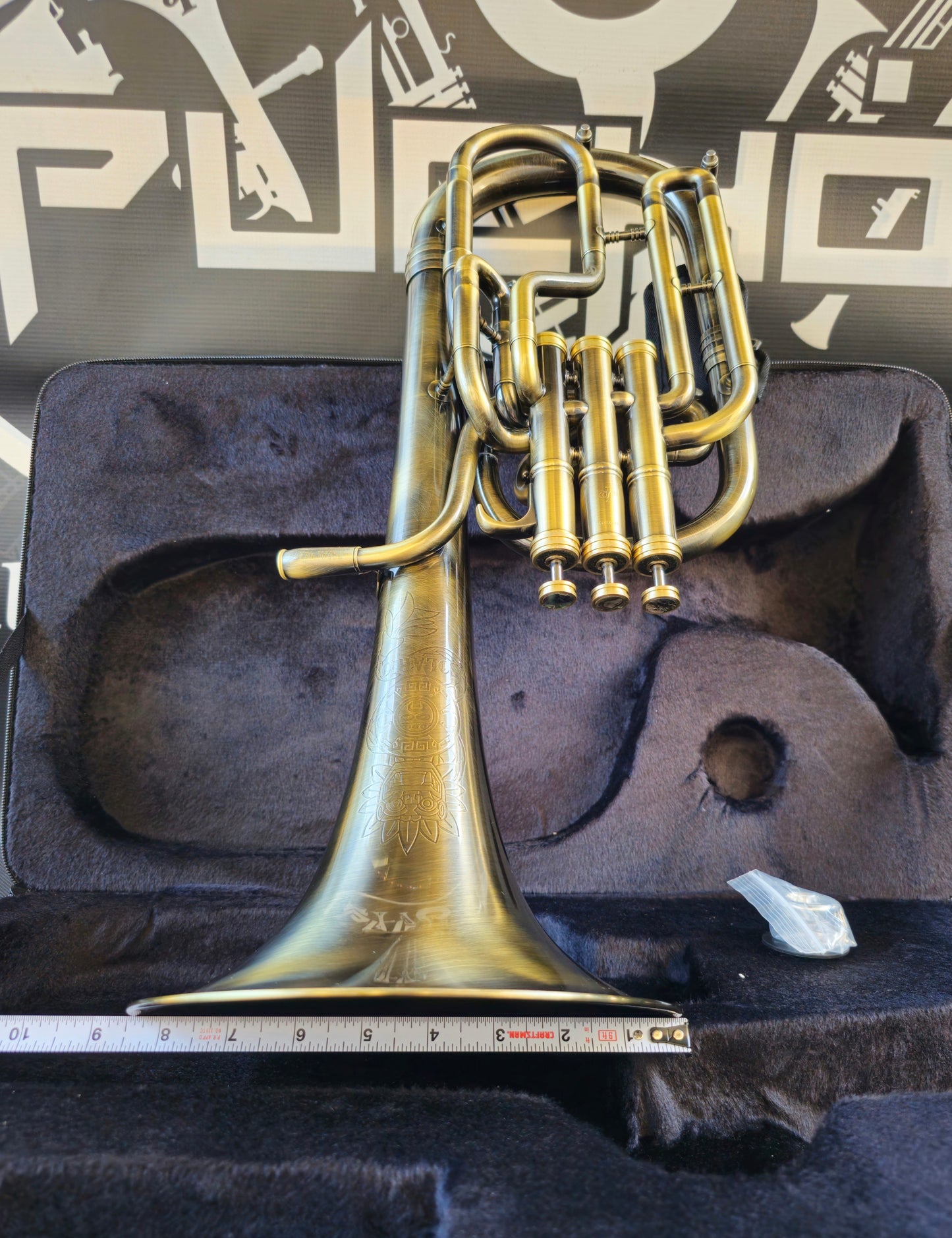 JP Solario Pakal 421 Antique Eb Alto Horn (8.50" Big Bell)