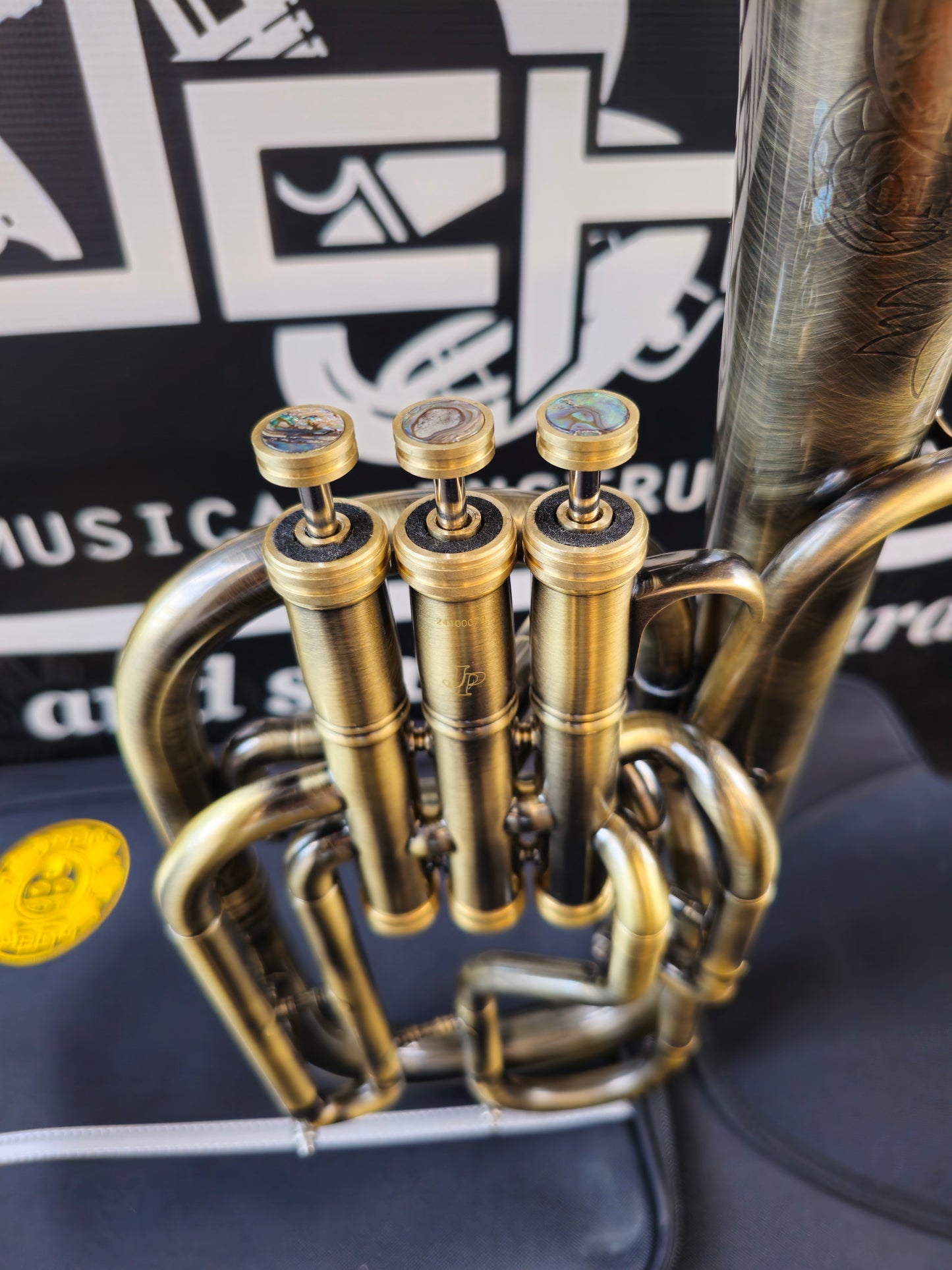 JP Solario Pakal 421 Antique Eb Alto Horn (8.50" Big Bell)
