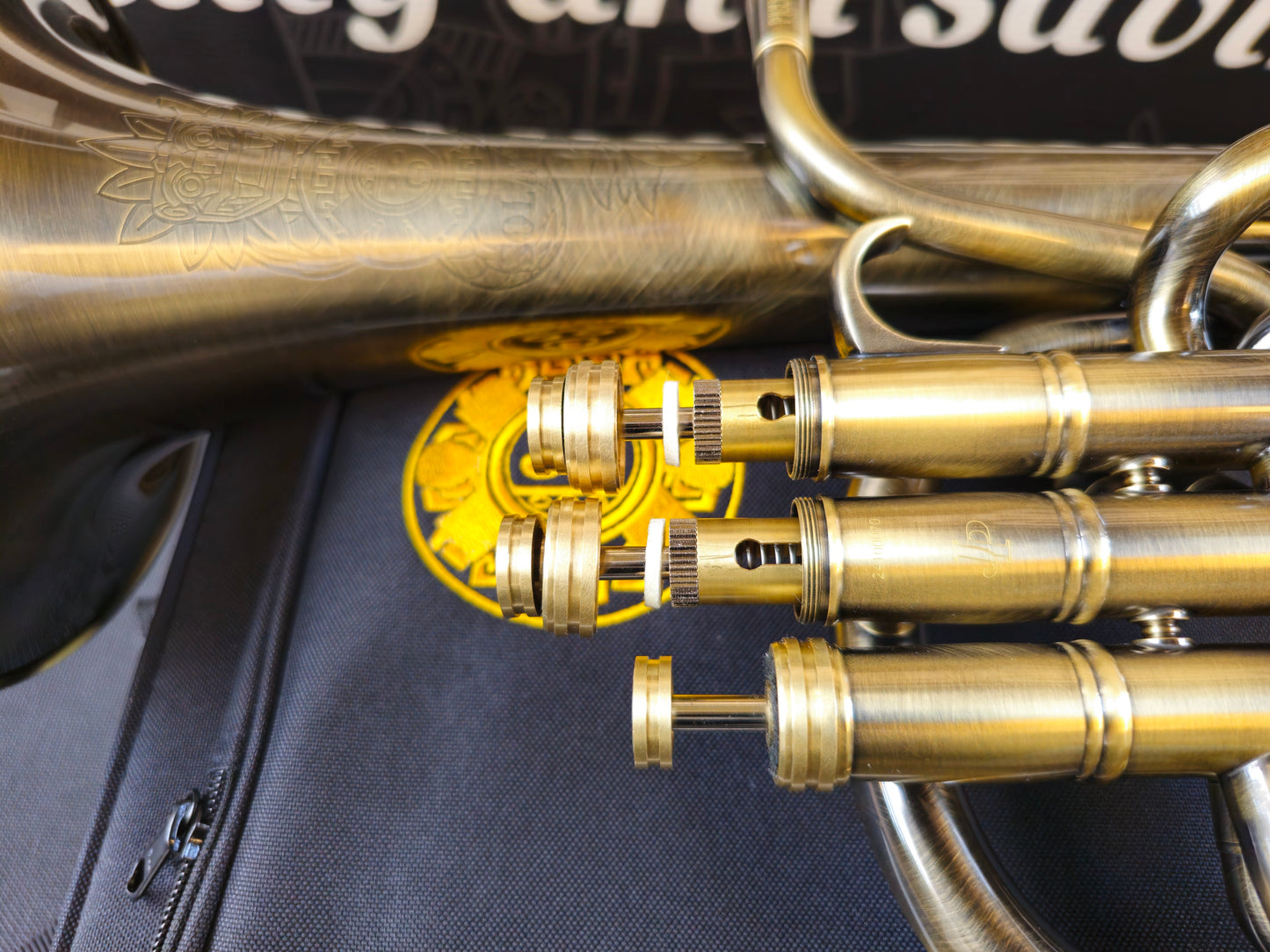 JP Solario Pakal 421 Antique Eb Alto Horn (8.50" Big Bell)