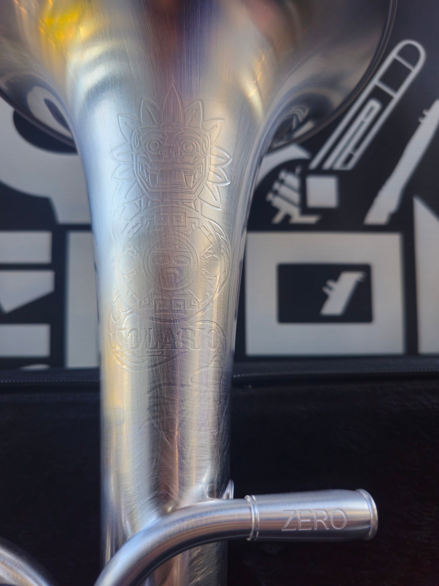 JP Solario Zero Satin Silver Eb Alto Horn - 8" Bell