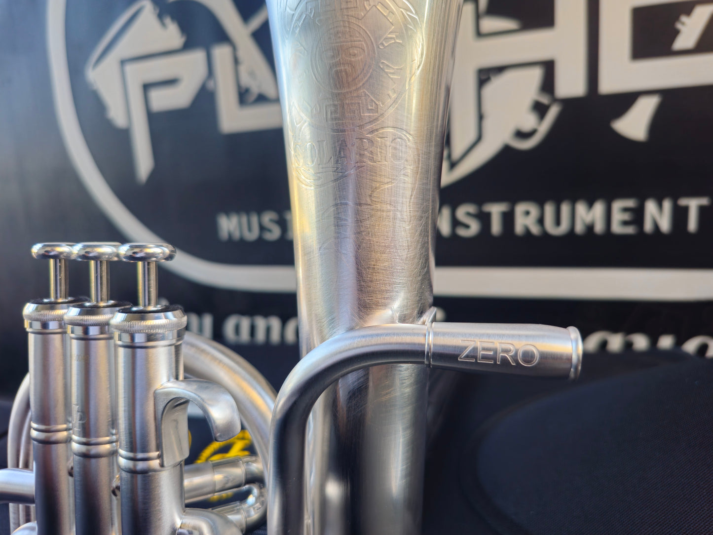 JP Solario Zero Satin Silver Eb Alto Horn - 8" Bell