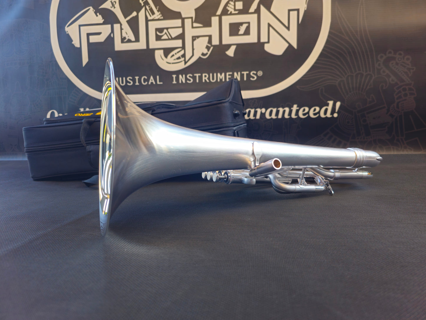 JP Solario Zero Satin Silver Eb Alto Horn - 8" Bell